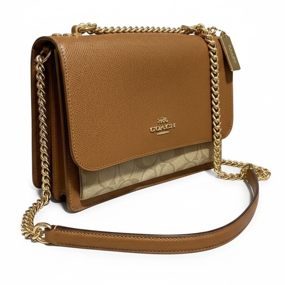 Coach Klare Crossbody Bag in Signature Canvas and Leather Trim - Picture 2 of 11